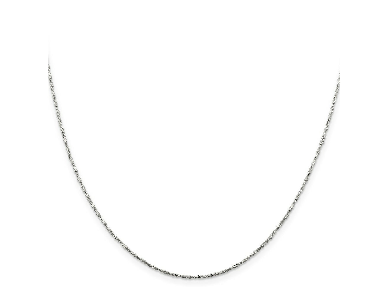 FJC Finejewelers 925 Sterling Silver Twisted Serpentine Chain Bracelet Anklet 9 Inches x 1 mm