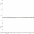 FJC Finejewelers 925 Sterling Silver Link Twisted Serpentine Chain 18 Inches x 1.6 mm