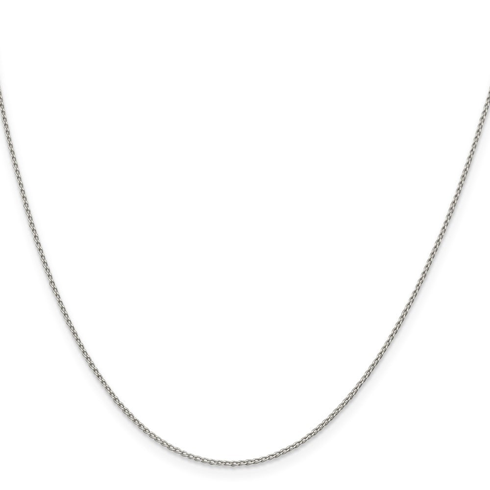 FJC Finejewelers 925 Sterling Silver Open Elongated Link Curb Chain 22 Inches x 1 mm