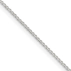 FJC Finejewelers 925 Sterling Silver Open Elongated Link Curb Chain 24 Inches x 1 mm
