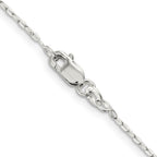 FJC Finejewelers 925 Sterling Silver Flat Oval Cable Chain 14 Inches x 1.4 mm
