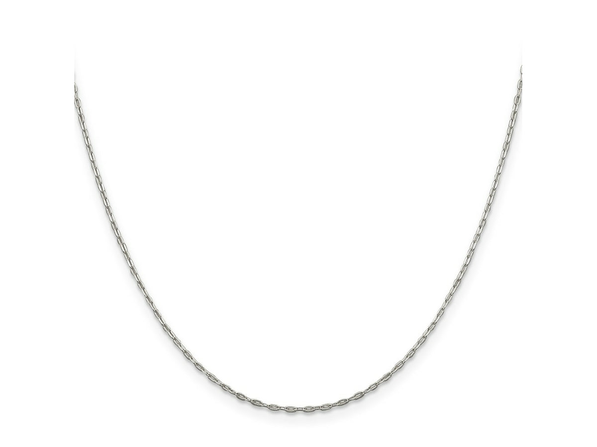 FJC Finejewelers 925 Sterling Silver Flat Oval Cable Chain 14 Inches x 1.4 mm
