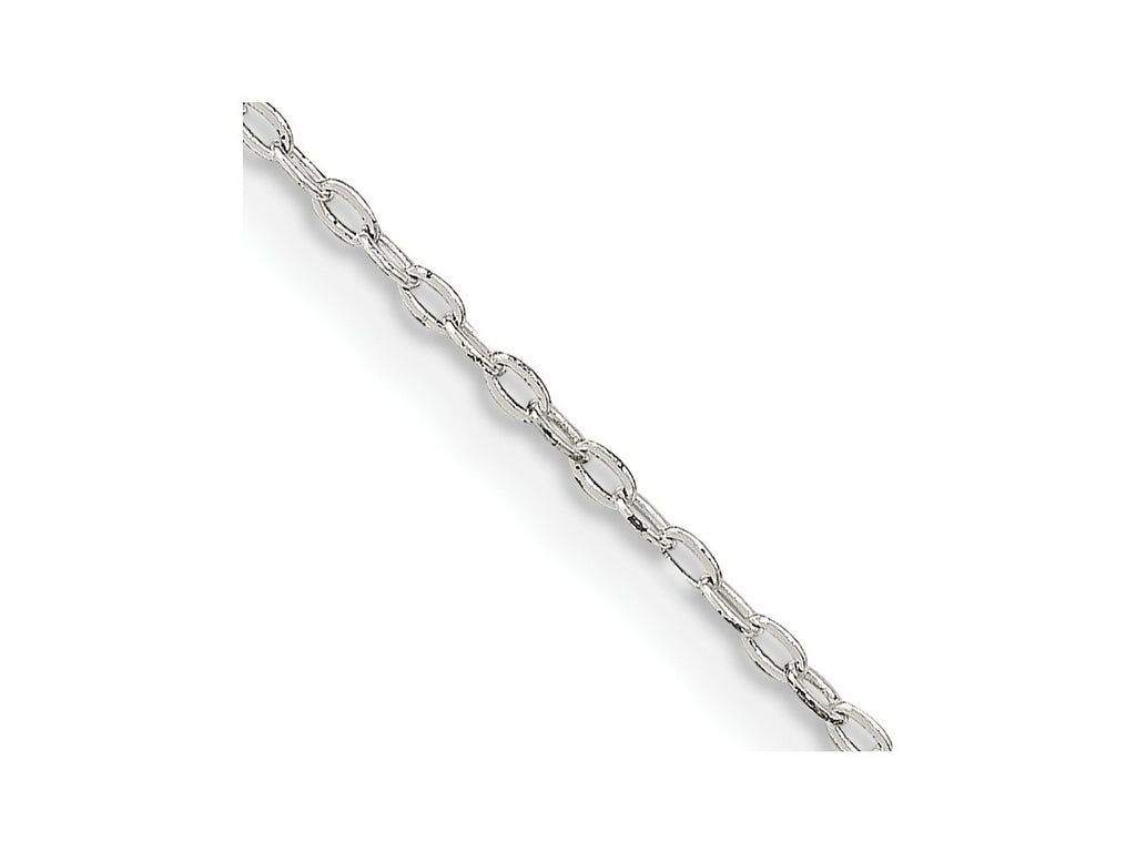 FJC Finejewelers 925 Sterling Silver Flat Oval Cable Chain 20 Inches x 1.4 mm