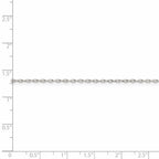 FJC Finejewelers 925 Sterling Silver Flat Oval Cable Chain 36 Inches x 1.4 mm