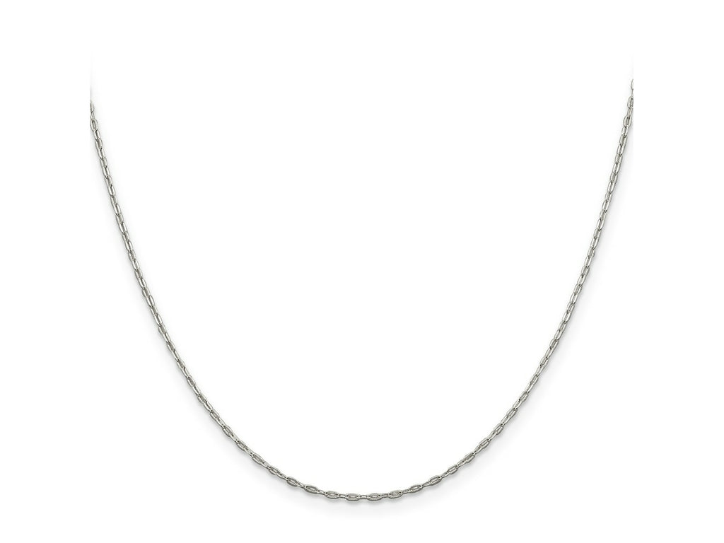 FJC Finejewelers 925 Sterling Silver Flat Oval Cable Chain 36 Inches x 1.4 mm