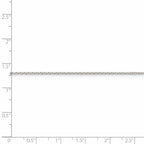 FJC Finejewelers 925 Sterling Silver 1.10mm Forzantina Cable Chain 14 Inches x 1.1 mm
