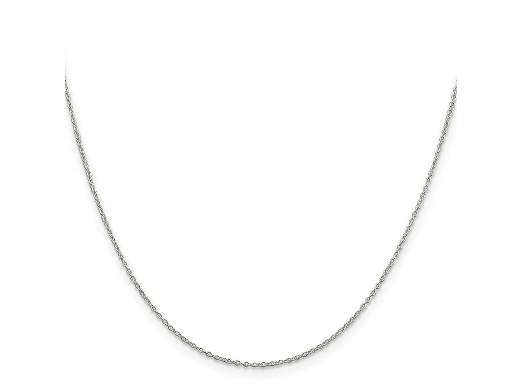 FJC Finejewelers 925 Sterling Silver 1.10mm Forzantina Cable Chain 24 Inches x 1.1 mm