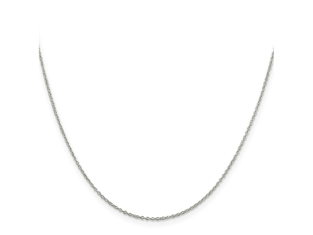 FJC Finejewelers 925 Sterling Silver 1.10mm Forzantina Cable Chain 24 Inches x 1.1 mm