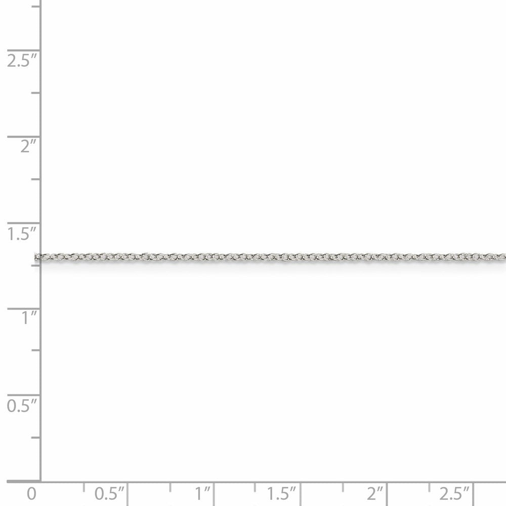 FJC Finejewelers 925 Sterling Silver 1.10mm Forzantina Cable Chain 26 Inches x 1.1 mm