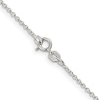 FJC Finejewelers 925 Sterling Silver Forzantina Cable Chain with 4in ext. 22 Inches x 1.1 mm