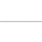 FJC Finejewelers 925 Sterling Silver Forzantina Cable Chain with 4in ext. 22 Inches x 1.1 mm