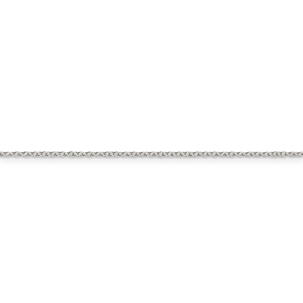 FJC Finejewelers 925 Sterling Silver Forzantina Cable Chain with 4in ext. 22 Inches x 1.1 mm