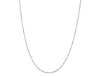 FJC Finejewelers 925 Sterling Silver Forzantina Cable Chain with 4in ext. 22 Inches x 1.1 mm