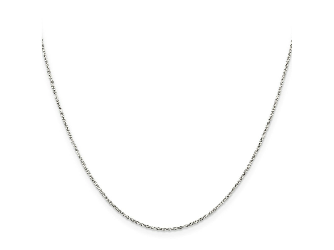 FJC Finejewelers 925 Sterling Silver Forzantina Cable Chain 18 Inches x 1.3 mm