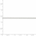 FJC Finejewelers 925 Sterling Silver 1.30mm Forzantina Cable Chain 22 Inches x 1.3 mm