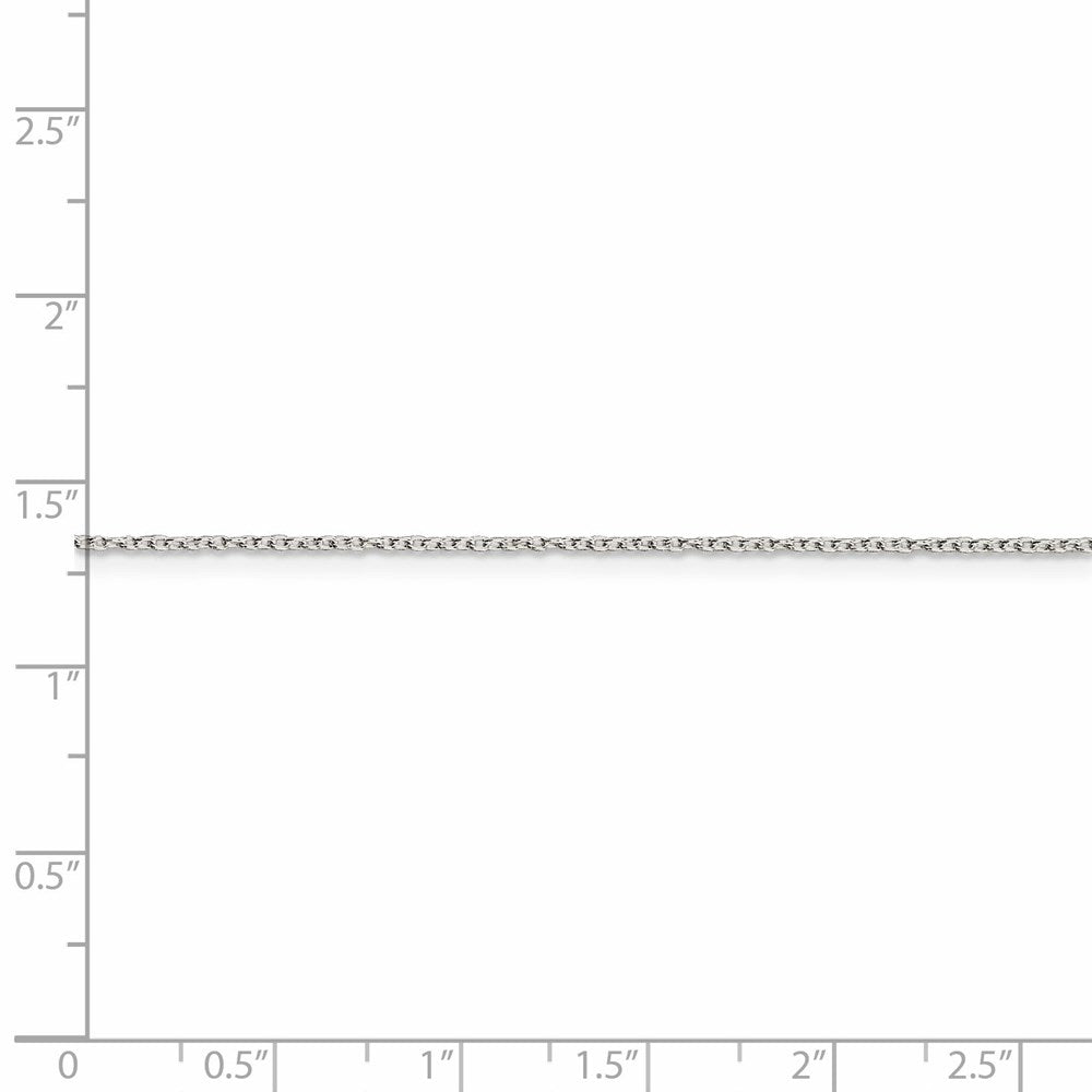FJC Finejewelers 925 Sterling Silver 1.30mm Forzantina Cable Chain 26 Inches x 1.3 mm