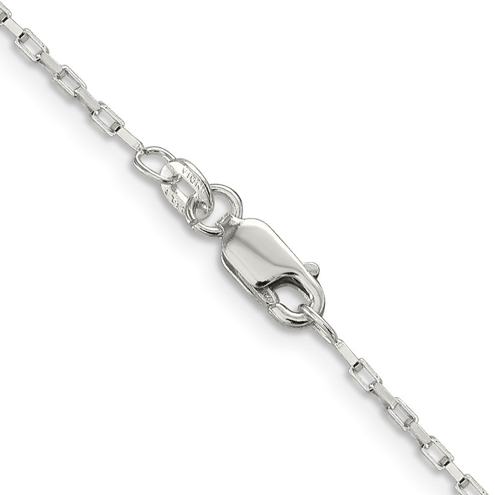 FJC Finejewelers 925 Sterling Silver Elongated Box Chain 26 Inches x 1.3 mm