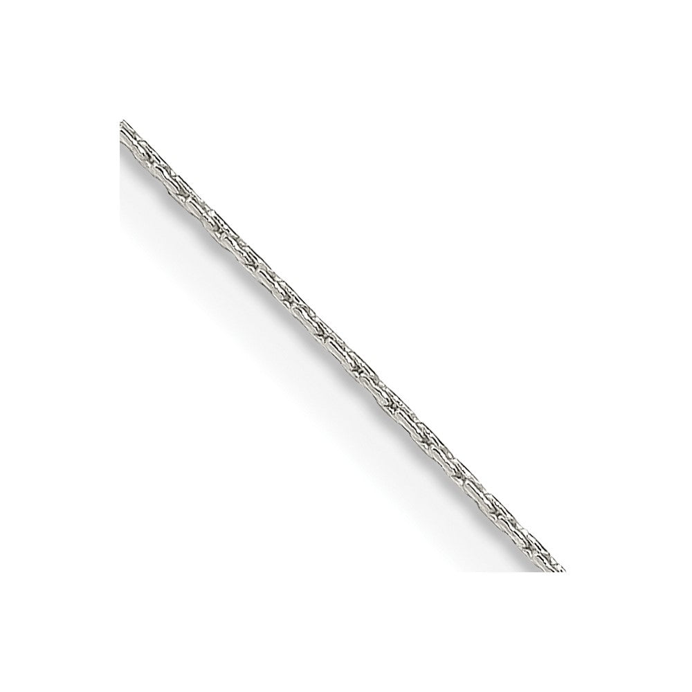 FJC Finejewelers 925 Sterling Silver Oval Box Chain 18 Inches x 0.6 mm