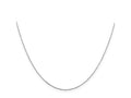 FJC Finejewelers 925 Sterling Silver Oval Box Chain 18 Inches x 0.6 mm