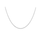 FJC Finejewelers 925 Sterling Silver Oval Box Chain 18 Inches x 0.6 mm