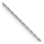 FJC Finejewelers 925 Sterling Silver Oval Box Chain 20 Inches x 1 mm