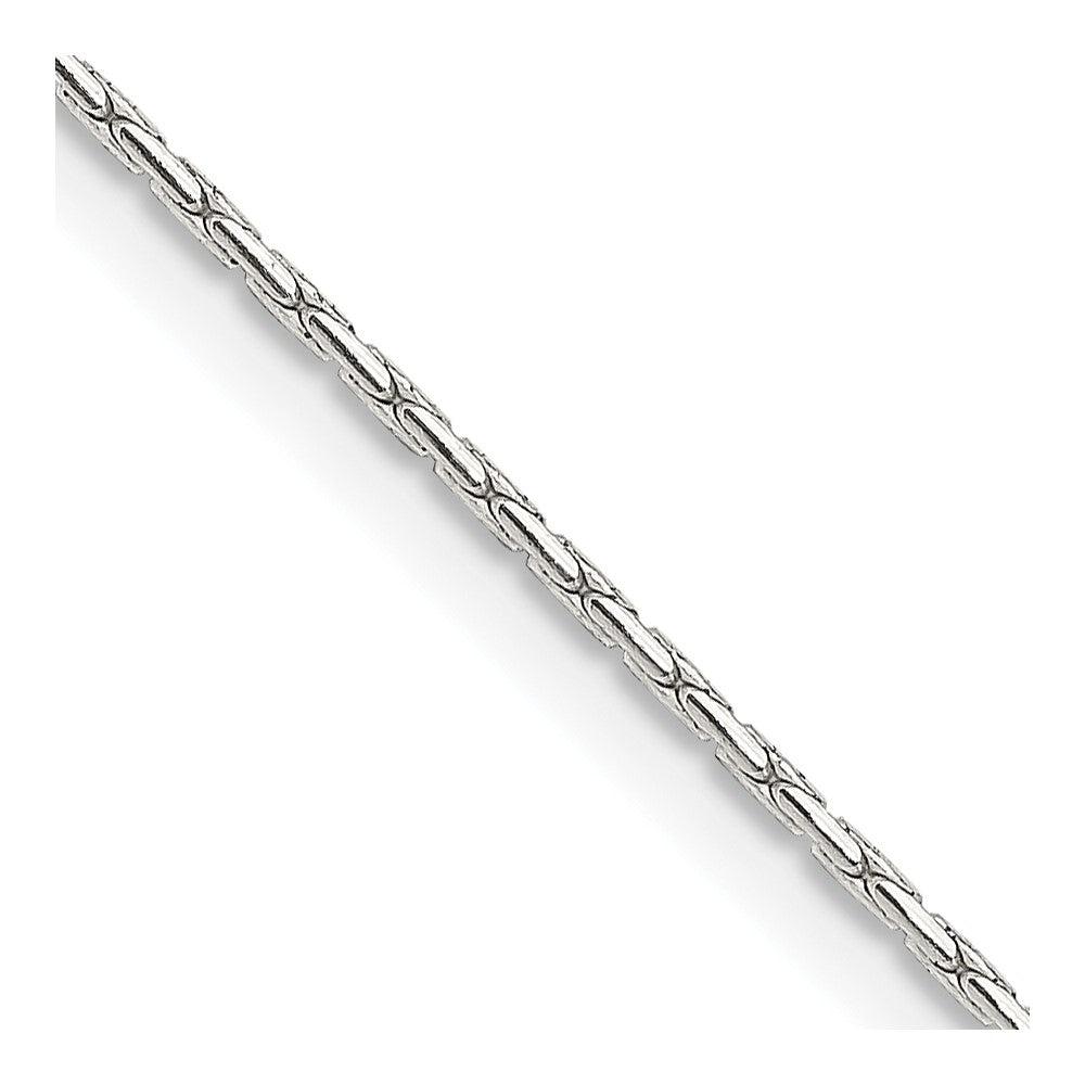 FJC Finejewelers 925 Sterling Silver Oval Box Chain 22 Inches x 1 mm