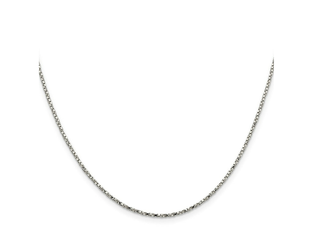 FJC Finejewelers 925 Sterling Silver Twisted Box Chain 22 Inches x 1.35 mm