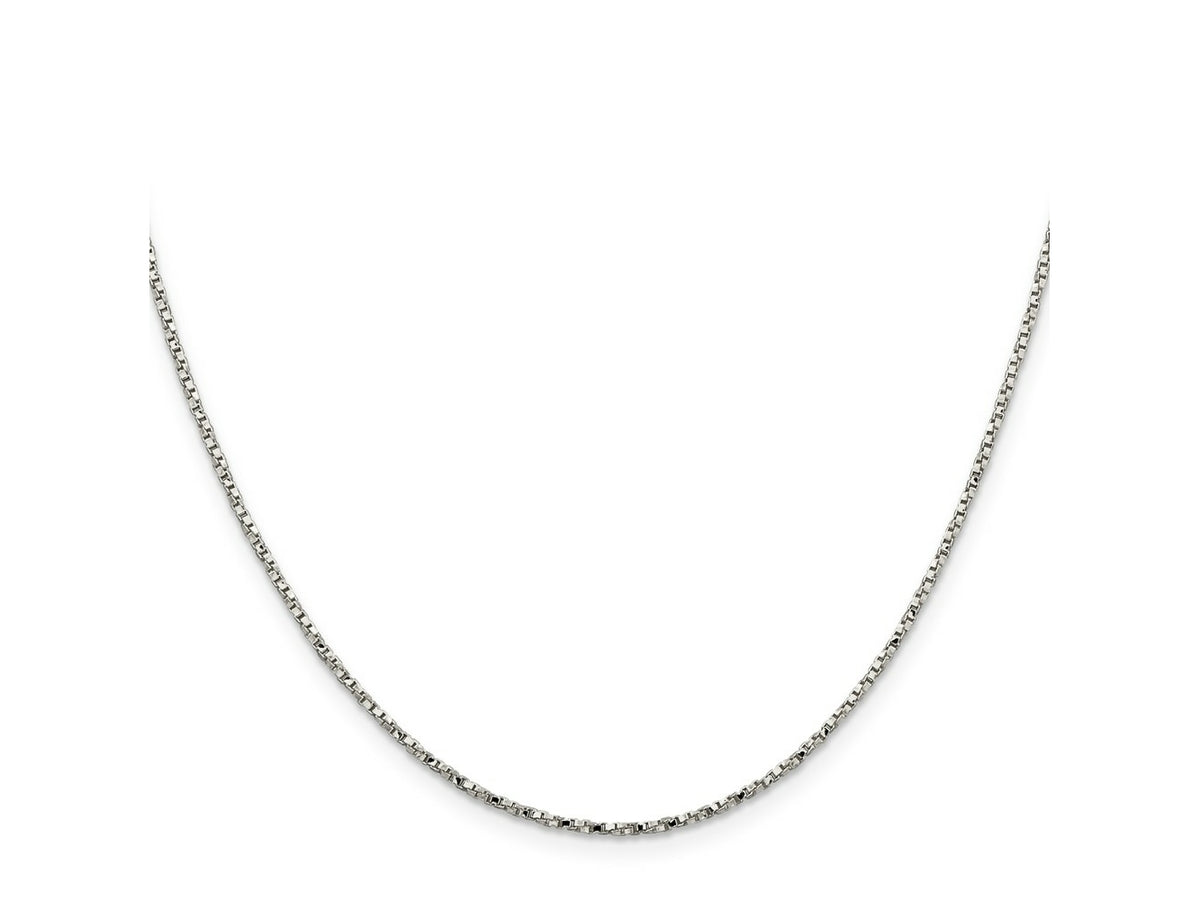 FJC Finejewelers 925 Sterling Silver Twisted Box Chain 22 Inches x 1.35 mm