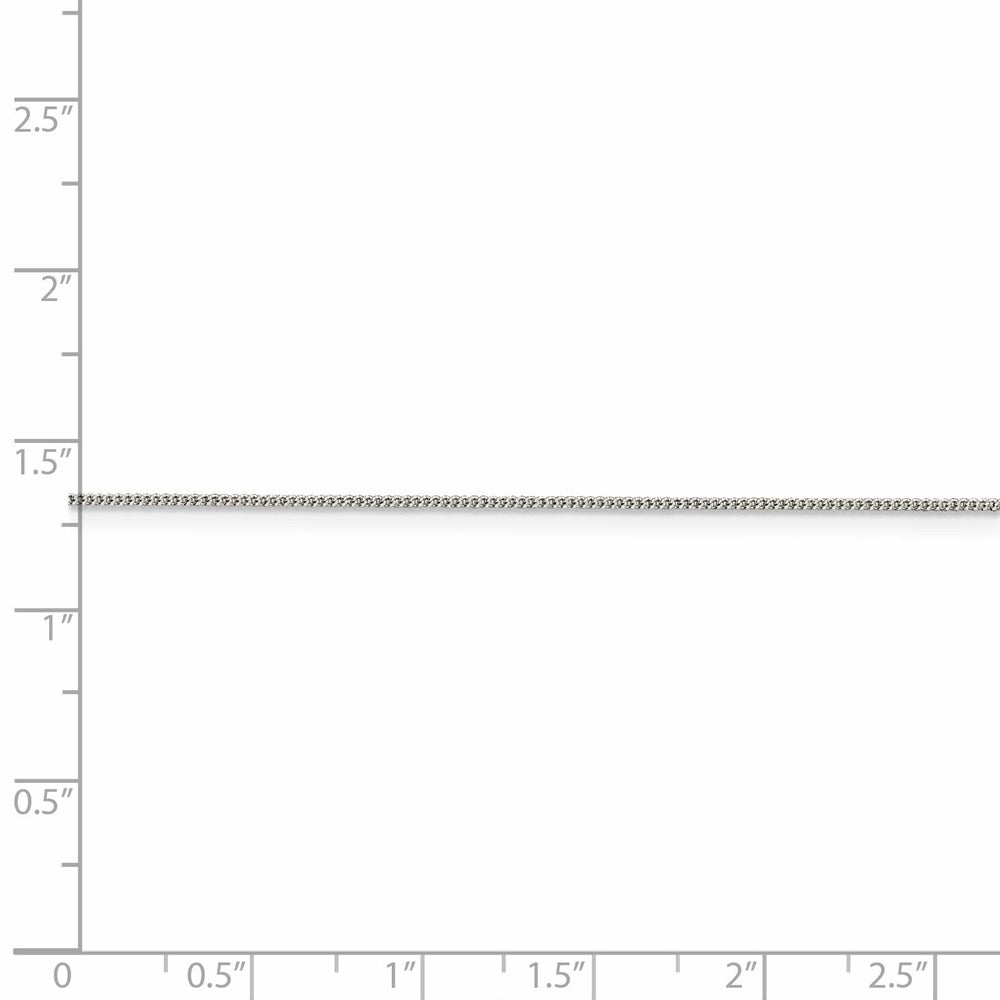 FJC Finejewelers 925 Sterling Silver Curb Chain 14 Inches x 0.8 mm
