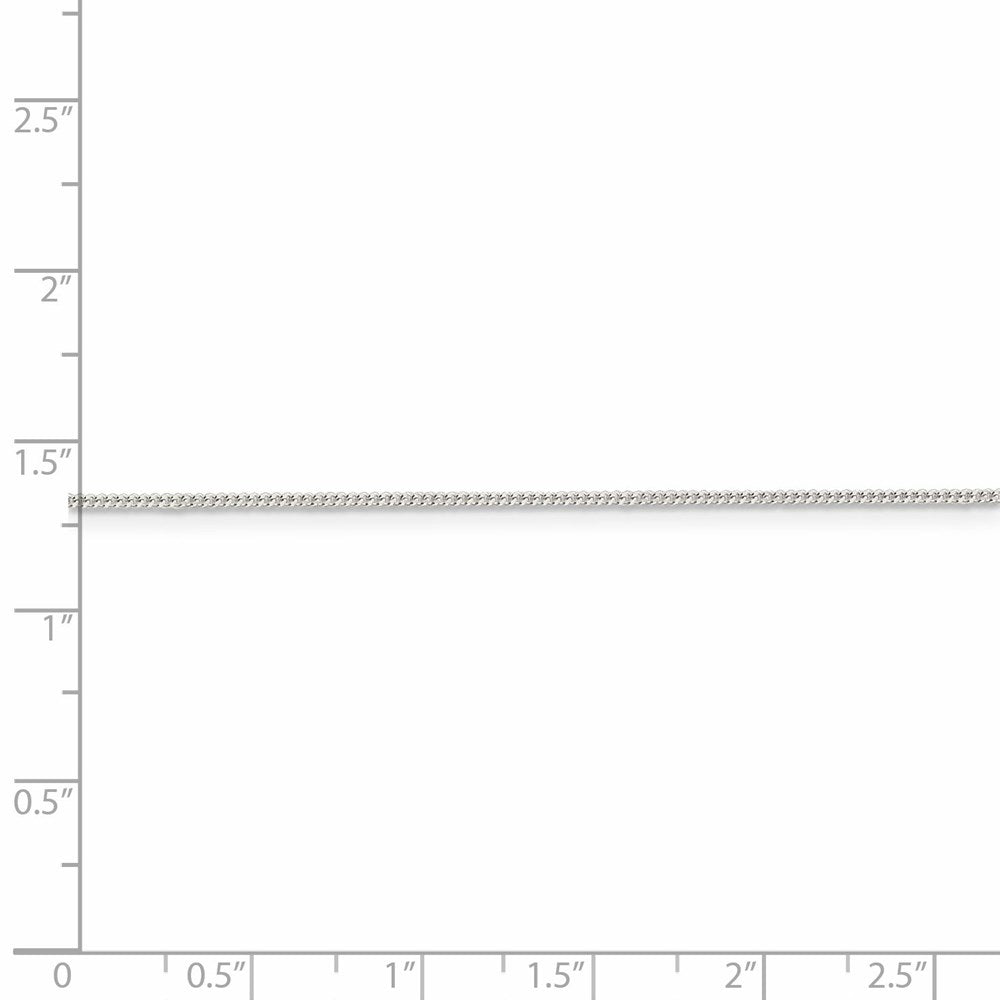 FJC Finejewelers 925 Sterling Silver Curb Chain 18 Inches x 1 mm