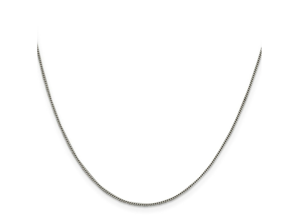 FJC Finejewelers 925 Sterling Silver Curb Chain 18 Inches x 1 mm