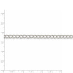FJC Finejewelers 925 Sterling Silver Half round Wire Open Curb Chain 20 Inches x 4.5 mm