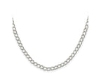 FJC Finejewelers 925 Sterling Silver Half round Wire Open Curb Chain 24 Inches x 4.5 mm