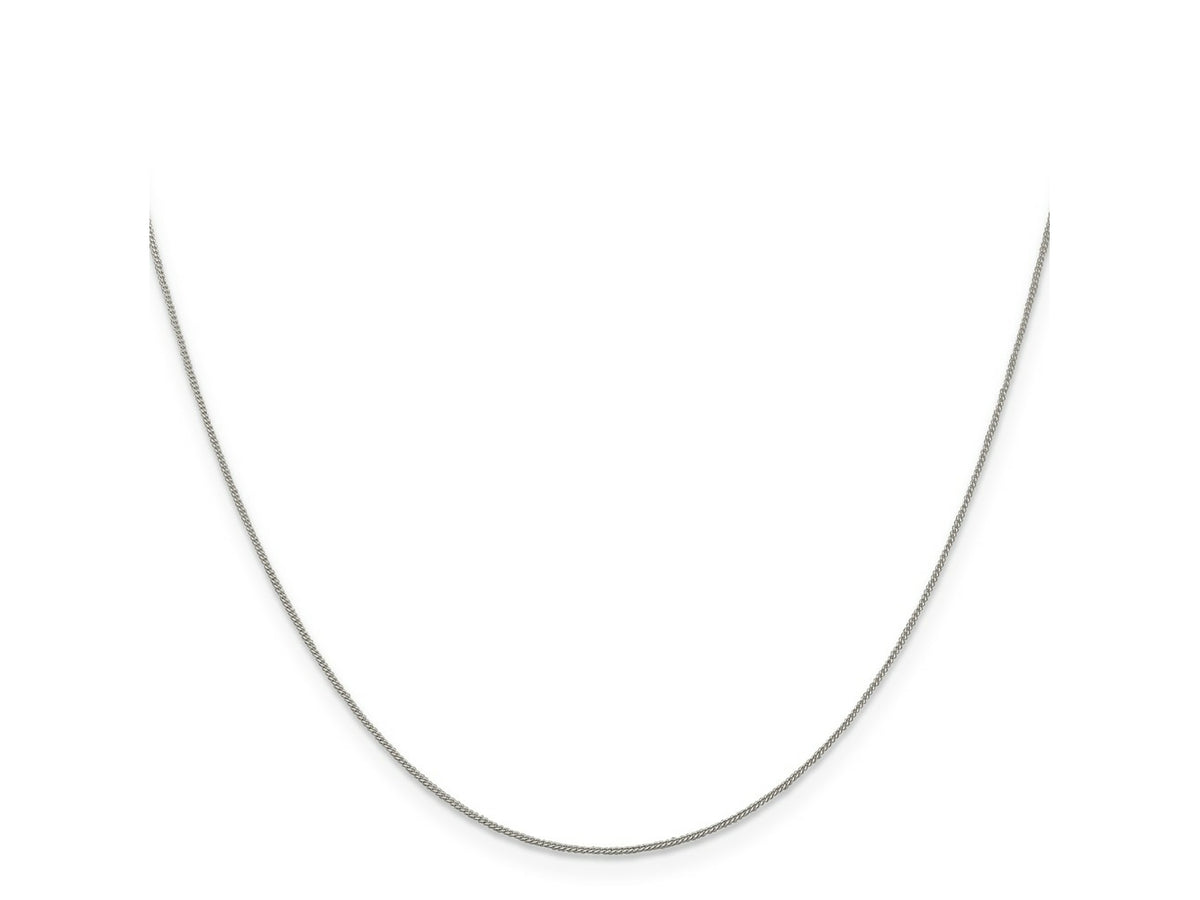 FJC Finejewelers 925 Sterling Silver Curb Chain 20 Inches x 0.5 mm