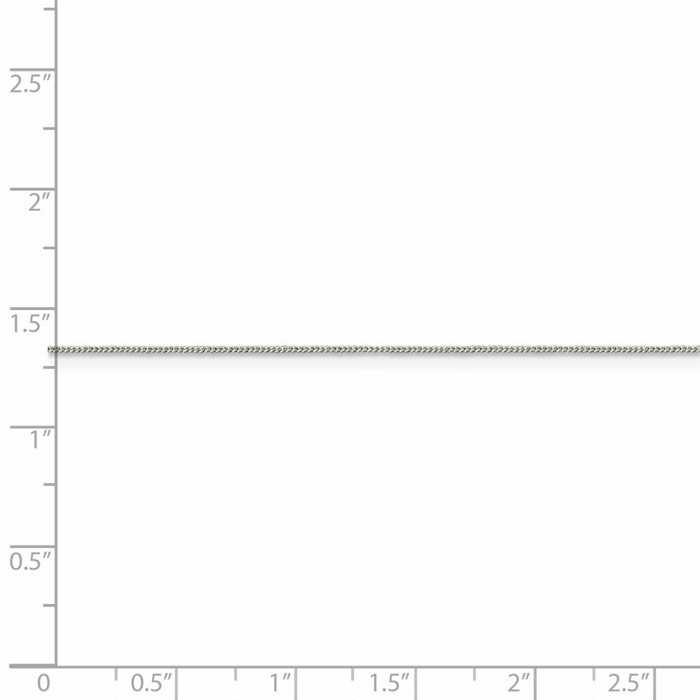FJC Finejewelers 925 Sterling Silver Curb Chain 22 Inches x 0.5 mm