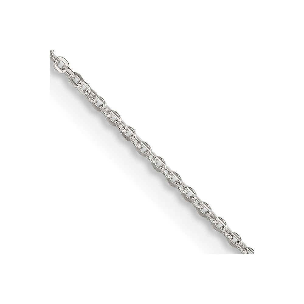 FJC Finejewelers 925 Sterling Silver Flat Cable Chain 20 Inches x 1.15 mm