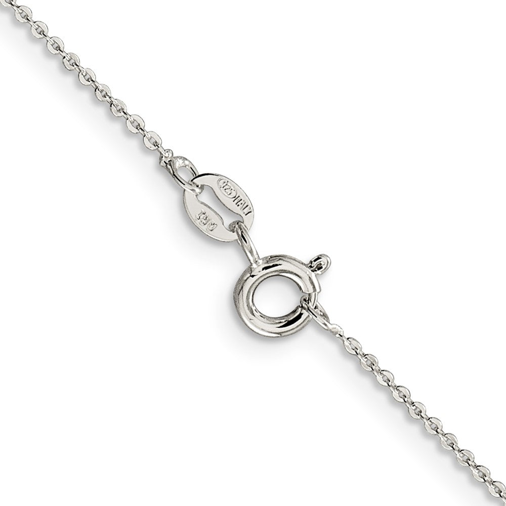 FJC Finejewelers 925 Sterling Silver Flat Cable Chain 24 Inches x 1.15 mm