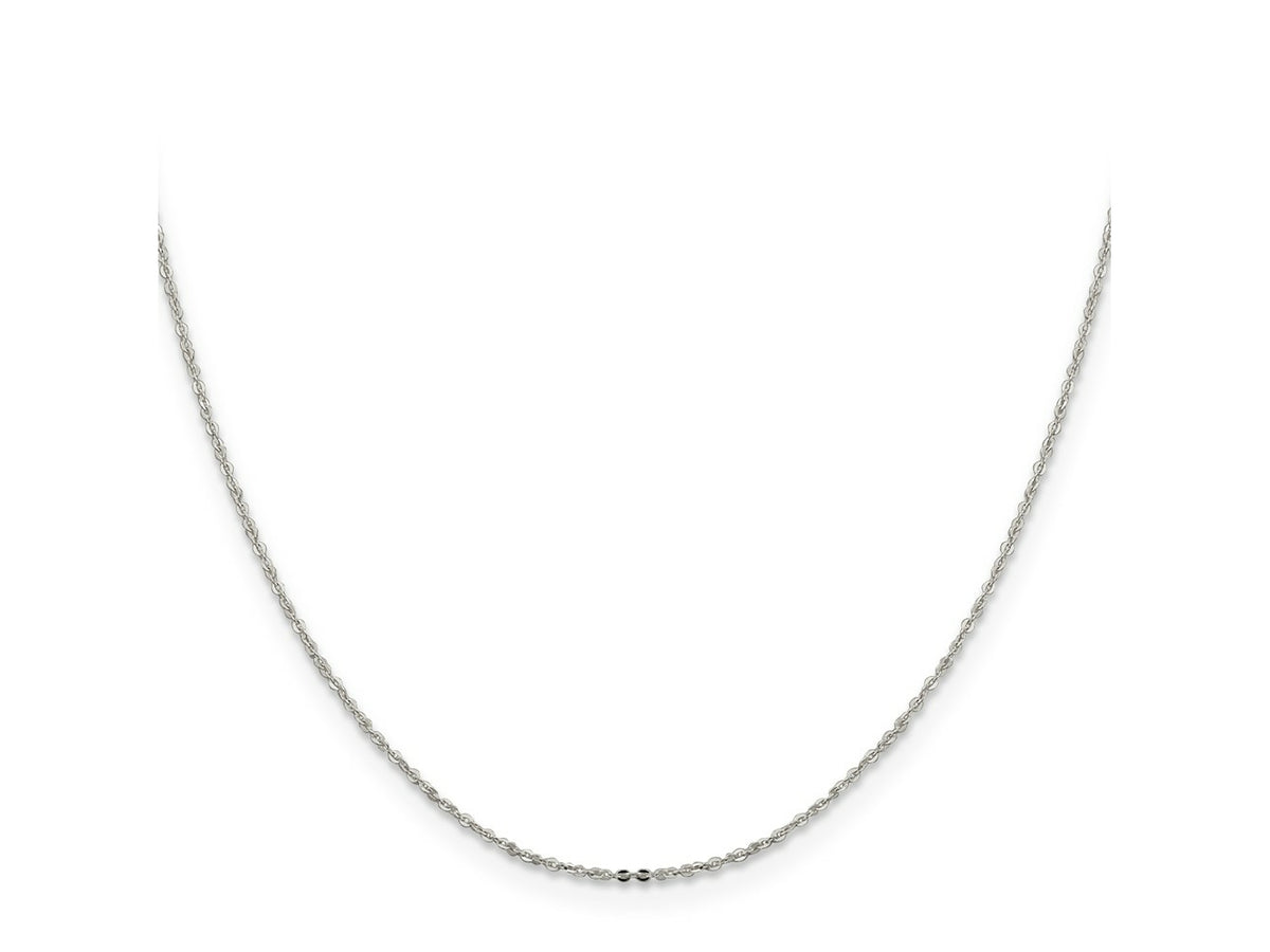 FJC Finejewelers 925 Sterling Silver Flat Cable Chain 24 Inches x 1.15 mm