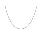 FJC Finejewelers 925 Sterling Silver Rhodium Plated Cable Chain 18 Inches x 1 mm