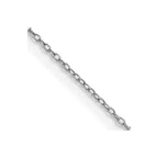 FJC Finejewelers 925 Sterling Silver Rhodium Plated Cable Chain 20 Inches x 1 mm