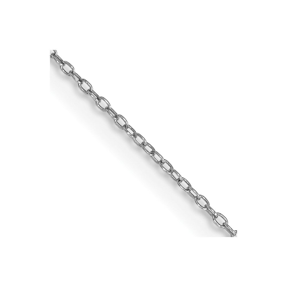 FJC Finejewelers 925 Sterling Silver Rhodium Plated Cable Chain 24 Inches x 1 mm