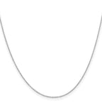 FJC Finejewelers 925 Sterling Silver Rhodium Plated Cable Chain 14 Inches x 1 mm