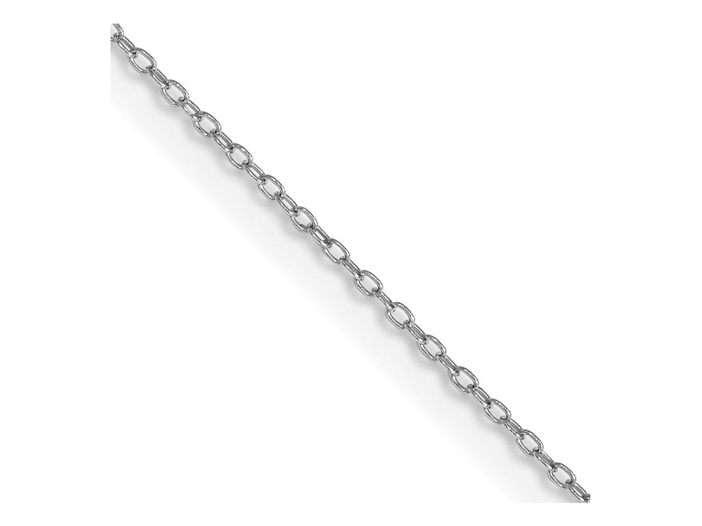 FJC Finejewelers 925 Sterling Silver Rhodium Plated Cable Chain 16 Inches x 1 mm