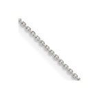 FJC Finejewelers 925 Sterling Silver 8 Sided Bright Cut Cable Chain 18 Inches x 1 mm