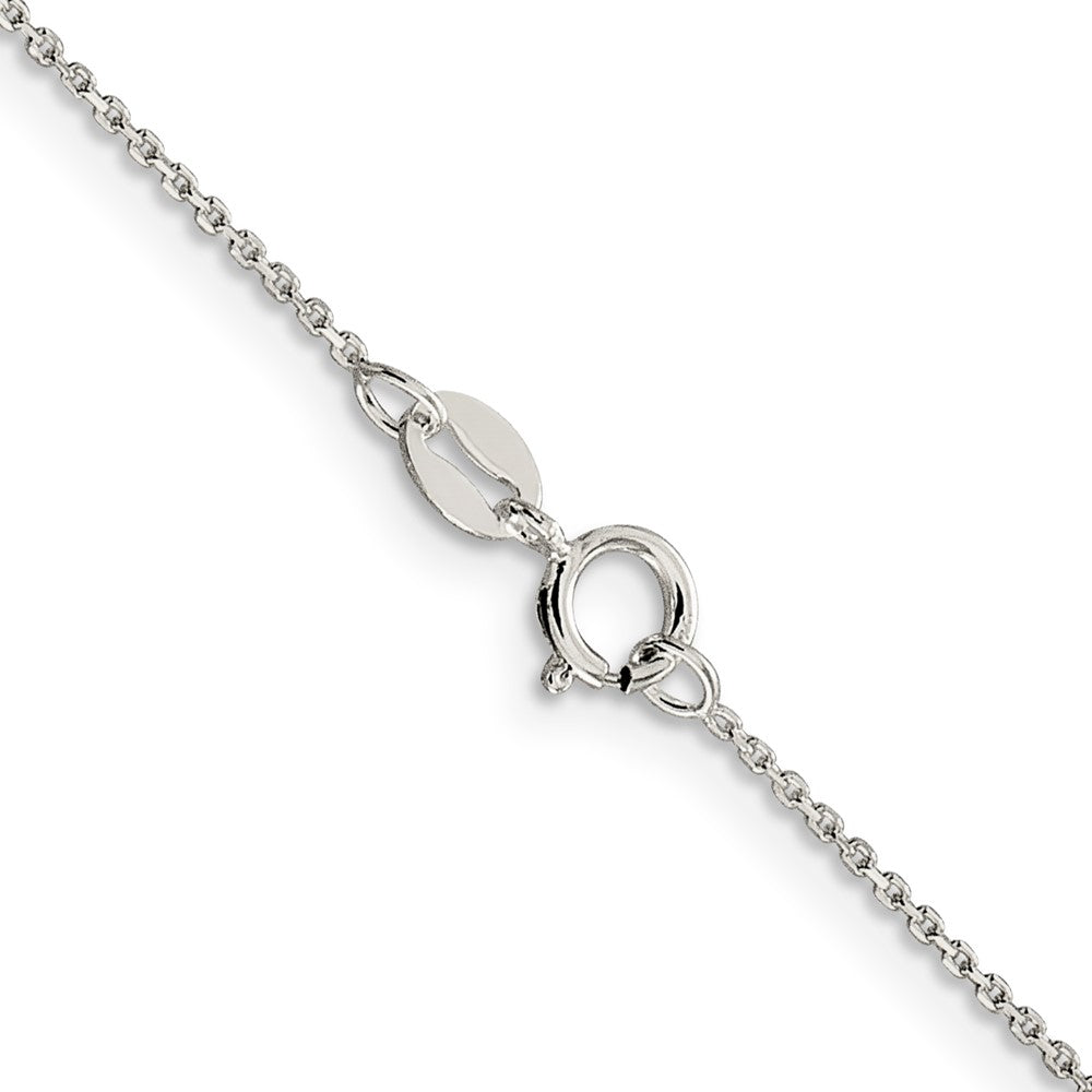 FJC Finejewelers 925 Sterling Silver 8 Sided Bright Cut Cable Chain 20 Inches x 1 mm