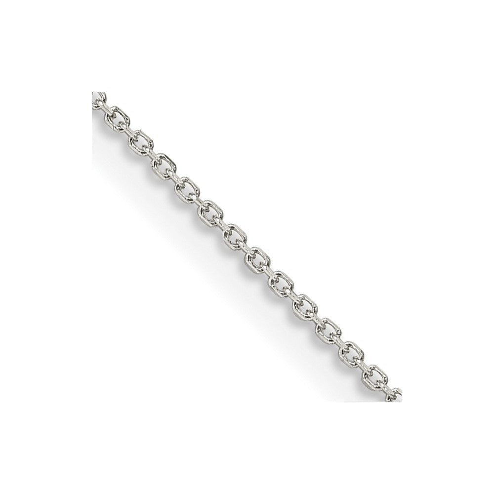 FJC Finejewelers 925 Sterling Silver 8 Sided Bright Cut Cable Chain 30 Inches x 1 mm