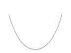 FJC Finejewelers 925 Sterling Silver 8 Sided Bright Cut Cable Chain 30 Inches x 1 mm