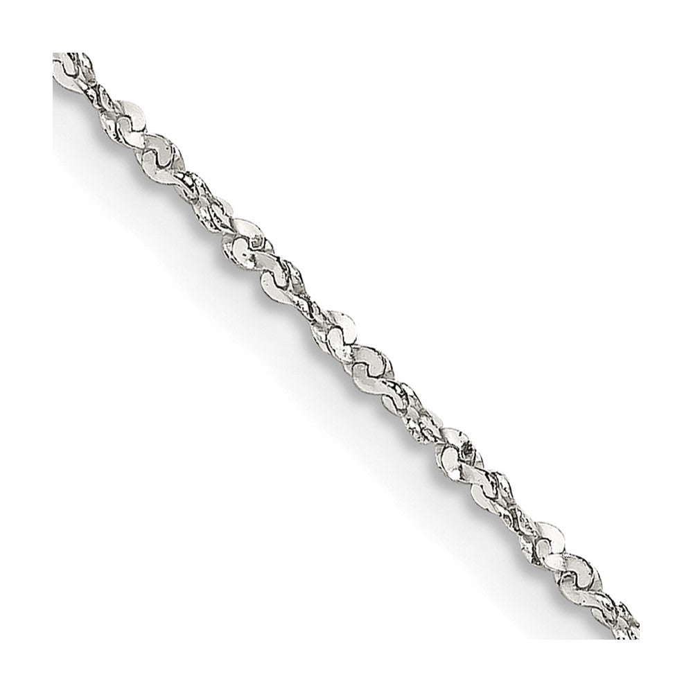 FJC Finejewelers 925 Sterling Silver Twisted Serpentine Chain 22 Inches x 1.2 mm