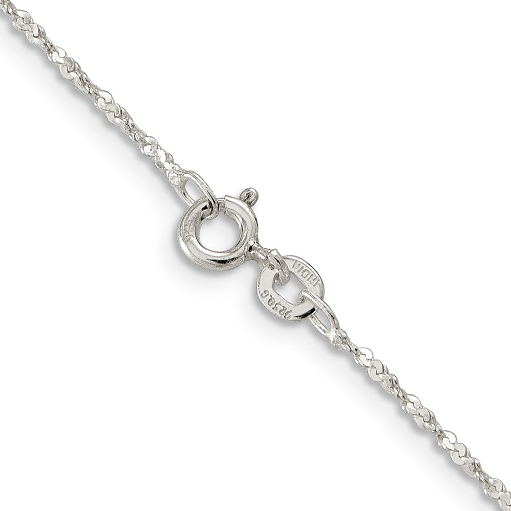FJC Finejewelers 925 Sterling Silver Twisted Serpentine Chain 22 Inches x 1.2 mm