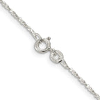 FJC Finejewelers 925 Sterling Silver Twisted Serpentine Chain 22 Inches x 1.2 mm